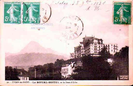 Cartes postales anciennes > CARTES POSTALES > carte postale ancienne > cartes-postales-ancienne.com Auvergne rhone alpes Evian Les Bains