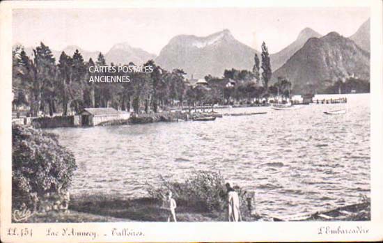 Cartes postales anciennes > CARTES POSTALES > carte postale ancienne > cartes-postales-ancienne.com Auvergne rhone alpes Talloires