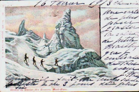 Cartes postales anciennes > CARTES POSTALES > carte postale ancienne > cartes-postales-ancienne.com Auvergne rhone alpes Chamonix Mont Blanc