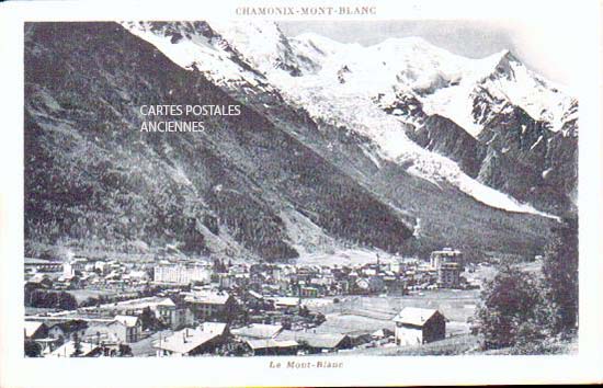 Cartes postales anciennes > CARTES POSTALES > carte postale ancienne > cartes-postales-ancienne.com Auvergne rhone alpes Haute savoie Chamonix Mont Blanc