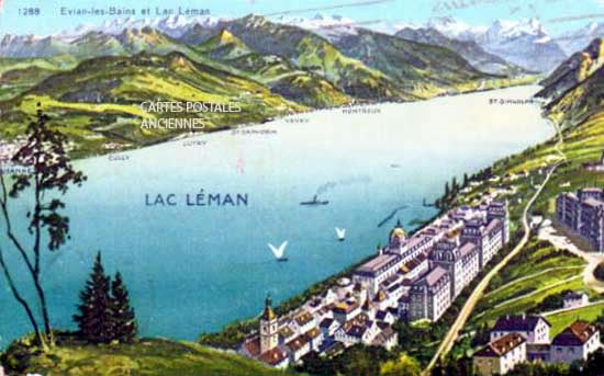 Cartes postales anciennes > CARTES POSTALES > carte postale ancienne > cartes-postales-ancienne.com Auvergne rhone alpes Evian Les Bains