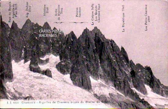 Cartes postales anciennes > CARTES POSTALES > carte postale ancienne > cartes-postales-ancienne.com Auvergne rhone alpes Chamonix Mont Blanc