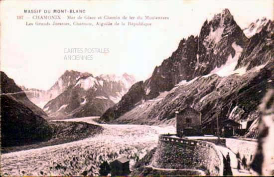 Cartes postales anciennes > CARTES POSTALES > carte postale ancienne > cartes-postales-ancienne.com Auvergne rhone alpes Chamonix Mont Blanc