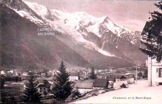 Cartes postales anciennes > CARTES POSTALES > carte postale ancienne > cartes-postales-ancienne.com Auvergne rhone alpes Chamonix Mont Blanc