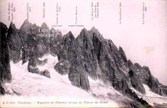 Cartes postales anciennes > CARTES POSTALES > carte postale ancienne > cartes-postales-ancienne.com Auvergne rhone alpes Chamonix Mont Blanc