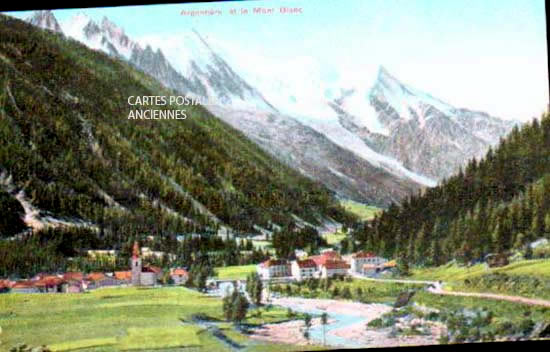 Cartes postales anciennes > CARTES POSTALES > carte postale ancienne > cartes-postales-ancienne.com Auvergne rhone alpes Argentiere