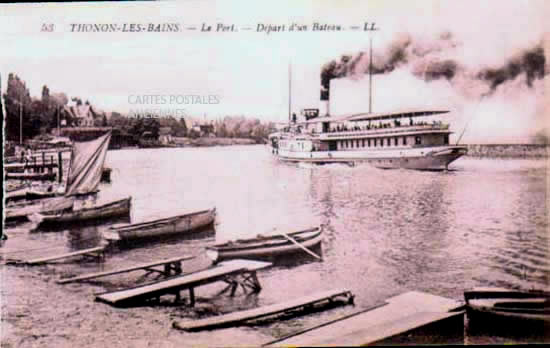 Cartes postales anciennes > CARTES POSTALES > carte postale ancienne > cartes-postales-ancienne.com Auvergne rhone alpes Thonon Les Bains