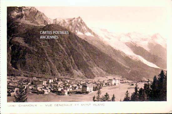 Cartes postales anciennes > CARTES POSTALES > carte postale ancienne > cartes-postales-ancienne.com Auvergne rhone alpes Chamonix Mont Blanc