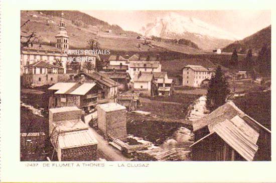 Cartes postales anciennes > CARTES POSTALES > carte postale ancienne > cartes-postales-ancienne.com Auvergne rhone alpes La Clusaz