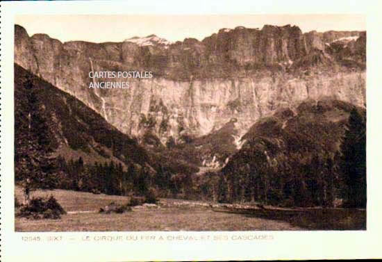 Cartes postales anciennes > CARTES POSTALES > carte postale ancienne > cartes-postales-ancienne.com Auvergne rhone alpes Sixt Fer A Cheval