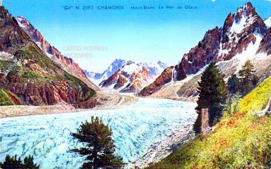 Cartes postales anciennes > CARTES POSTALES > carte postale ancienne > cartes-postales-ancienne.com Auvergne rhone alpes Chamonix Mont Blanc