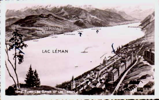 Cartes postales anciennes > CARTES POSTALES > carte postale ancienne > cartes-postales-ancienne.com Auvergne rhone alpes Evian Les Bains