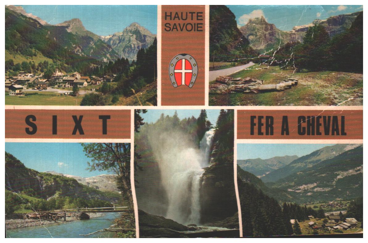 Cartes postales anciennes > CARTES POSTALES > carte postale ancienne > cartes-postales-ancienne.com Auvergne rhone alpes Haute savoie Sixt Fer A Cheval