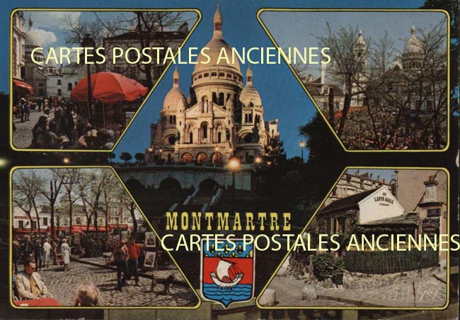 Cartes postales anciennes > CARTES POSTALES > carte postale ancienne > cartes-postales-ancienne.com Ile de france Paris Paris 18eme