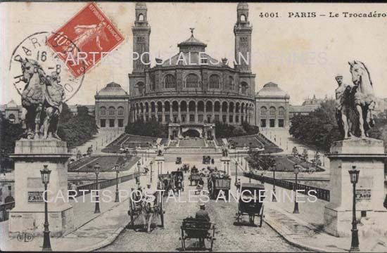 Cartes postales anciennes > CARTES POSTALES > carte postale ancienne > cartes-postales-ancienne.com Ile de france Paris Paris 16eme