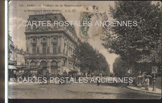 Cartes postales anciennes > CARTES POSTALES > carte postale ancienne > cartes-postales-ancienne.com Ile de france Paris Paris 10eme