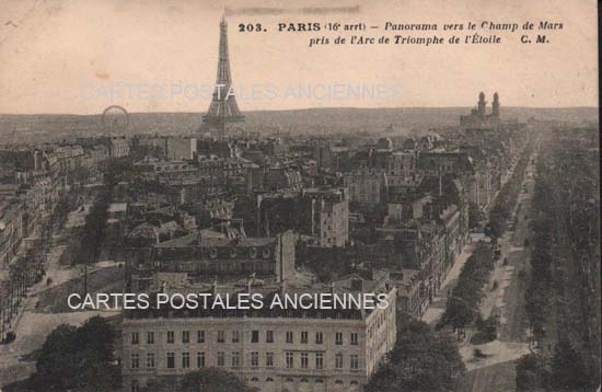 Cartes postales anciennes > CARTES POSTALES > carte postale ancienne > cartes-postales-ancienne.com Ile de france Paris Paris 16eme