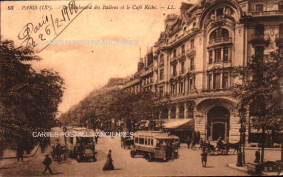 Cartes postales anciennes > CARTES POSTALES > carte postale ancienne > cartes-postales-ancienne.com Ile de france Paris Paris 9eme