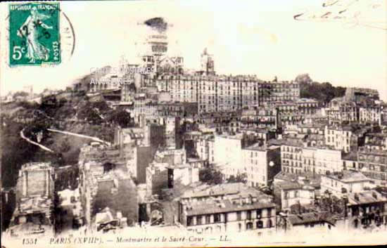 Cartes postales anciennes > CARTES POSTALES > carte postale ancienne > cartes-postales-ancienne.com Ile de france Paris Paris 18eme