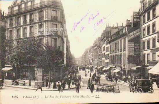 Cartes postales anciennes > CARTES POSTALES > carte postale ancienne > cartes-postales-ancienne.com Ile de france Paris Paris 10eme