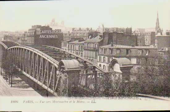 Cartes postales anciennes > CARTES POSTALES > carte postale ancienne > cartes-postales-ancienne.com Ile de france Paris Paris 18eme