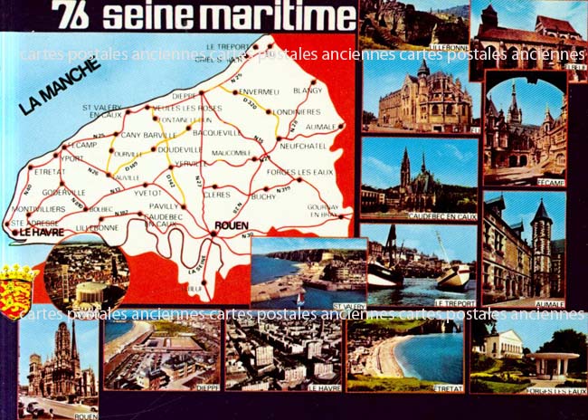 Cartes postales anciennes > CARTES POSTALES > carte postale ancienne > cartes-postales-ancienne.com Normandie Seine maritime