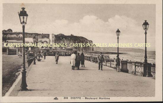 Cartes postales anciennes > CARTES POSTALES > carte postale ancienne > cartes-postales-ancienne.com Normandie Dieppe