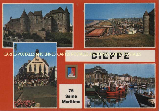 Cartes postales anciennes > CARTES POSTALES > carte postale ancienne > cartes-postales-ancienne.com Normandie Seine maritime Dieppe