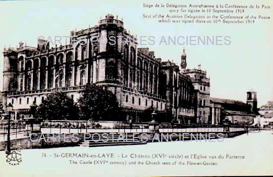 Cartes postales anciennes > CARTES POSTALES > carte postale ancienne > cartes-postales-ancienne.com Ile de france Yvelines Saint Germain En Laye