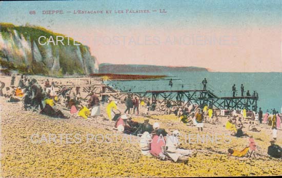 Cartes postales anciennes > CARTES POSTALES > carte postale ancienne > cartes-postales-ancienne.com Normandie Seine maritime Dieppe