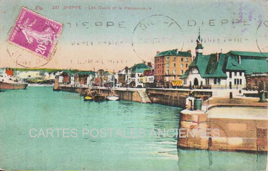 Cartes postales anciennes > CARTES POSTALES > carte postale ancienne > cartes-postales-ancienne.com Normandie Seine maritime Dieppe