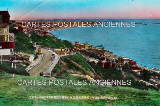 Cartes postales anciennes > CARTES POSTALES > carte postale ancienne > cartes-postales-ancienne.com Normandie Seine maritime Sainte Adresse