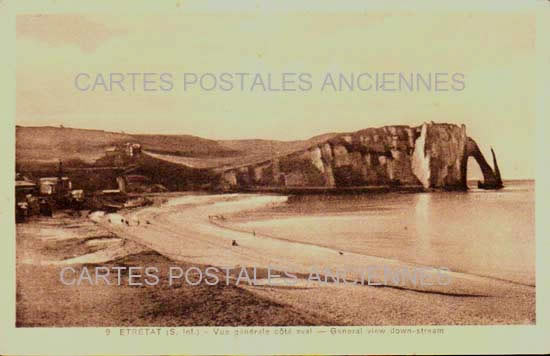 Cartes postales anciennes > CARTES POSTALES > carte postale ancienne > cartes-postales-ancienne.com Normandie Seine maritime Etretat