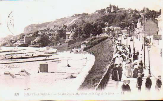 Cartes postales anciennes > CARTES POSTALES > carte postale ancienne > cartes-postales-ancienne.com Normandie Seine maritime Sainte Adresse