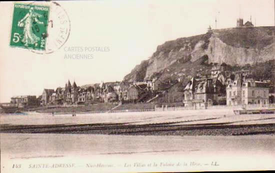 Cartes postales anciennes > CARTES POSTALES > carte postale ancienne > cartes-postales-ancienne.com Normandie Seine maritime Sainte Adresse