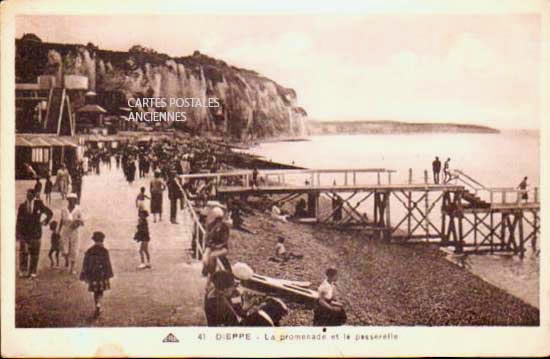 Cartes postales anciennes > CARTES POSTALES > carte postale ancienne > cartes-postales-ancienne.com Normandie Seine maritime Dieppe