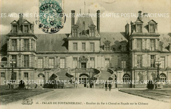 Cartes postales anciennes > CARTES POSTALES > carte postale ancienne > cartes-postales-ancienne.com Ile de france Seine et marne Fontainebleau