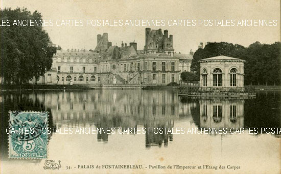 Cartes postales anciennes > CARTES POSTALES > carte postale ancienne > cartes-postales-ancienne.com Ile de france Seine et marne Fontainebleau