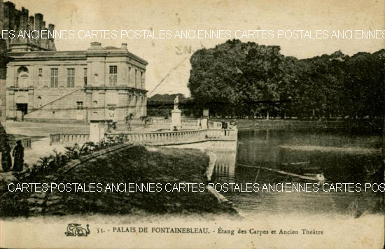 Cartes postales anciennes > CARTES POSTALES > carte postale ancienne > cartes-postales-ancienne.com Ile de france Seine et marne Fontainebleau