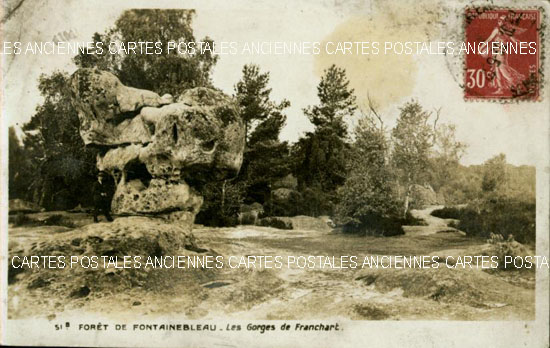 Cartes postales anciennes > CARTES POSTALES > carte postale ancienne > cartes-postales-ancienne.com Ile de france Seine et marne Fontainebleau