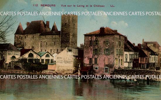 Cartes postales anciennes > CARTES POSTALES > carte postale ancienne > cartes-postales-ancienne.com Ile de france Seine et marne Nemours