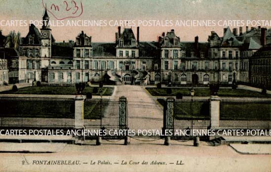 Cartes postales anciennes > CARTES POSTALES > carte postale ancienne > cartes-postales-ancienne.com Ile de france Seine et marne Fontainebleau