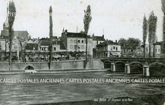 Cartes postales anciennes > CARTES POSTALES > carte postale ancienne > cartes-postales-ancienne.com Ile de france Seine et marne Melun