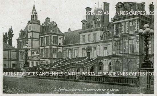 Cartes postales anciennes > CARTES POSTALES > carte postale ancienne > cartes-postales-ancienne.com Ile de france Seine et marne Fontainebleau