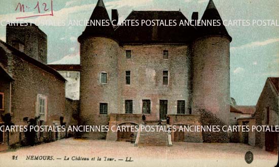 Cartes postales anciennes > CARTES POSTALES > carte postale ancienne > cartes-postales-ancienne.com Ile de france Seine et marne Nemours