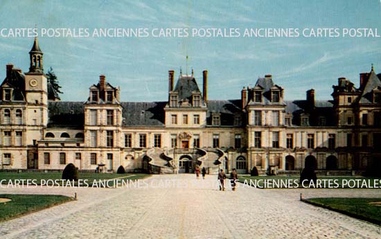 Cartes postales anciennes > CARTES POSTALES > carte postale ancienne > cartes-postales-ancienne.com Ile de france Seine et marne Fontainebleau