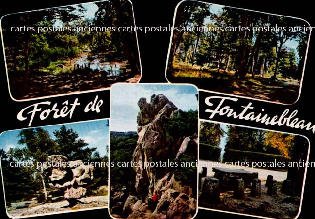 Cartes postales anciennes > CARTES POSTALES > carte postale ancienne > cartes-postales-ancienne.com Ile de france Seine et marne Fontainebleau