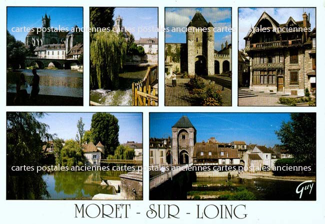 Cartes postales anciennes > CARTES POSTALES > carte postale ancienne > cartes-postales-ancienne.com Ile de france Seine et marne Moret Sur Loing