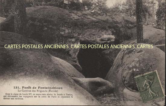 Cartes postales anciennes > CARTES POSTALES > carte postale ancienne > cartes-postales-ancienne.com Ile de france Seine et marne Fontainebleau