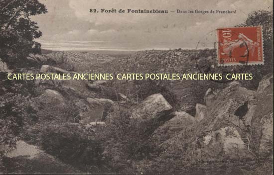 Cartes postales anciennes > CARTES POSTALES > carte postale ancienne > cartes-postales-ancienne.com Ile de france Seine et marne Fontainebleau